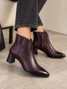 Heeled Ankle Boot - Brown image