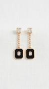 Drop Earring - BLACK and GOLD image