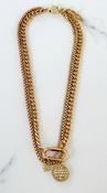 Multi Link Necklace - Gold image
