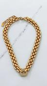 Gold Link Necklace - Gold image