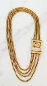 Multi Chain necklace - Gold image
