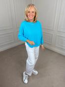 Ribbed Sweater - Turquoise image