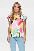 Multicolour Print Blouse - Peony image