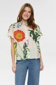 Short Sleeve Floral Blouse - Pristine image