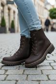 Laced Boot - Nougat image