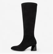 Knee High Boot - Black image