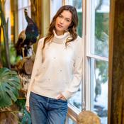 Rollneck Sweater - Snow image