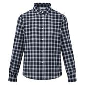 Check Blouse - Navy image
