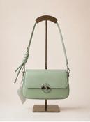 Flap Over Crossbody Bag - Green image