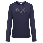 Logo Long Sleeve Top - Navy