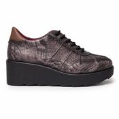 Snakeskin Print Shoe - Grey image