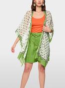 Print Cover Up - Bright Ecru