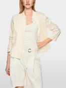 Jacket with Pintuck Details - Bright Ecru image