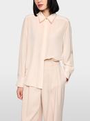 Pure silk shirt collar blouse - Magnolia image