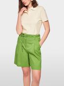 Pattern Polo Top - Bright Ecru image
