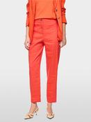 Linen Blend Pant - Bright Tomato image