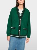 Oversized Cardigan - Dark Jade Green