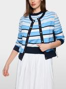 Stripe Cardigan - Little Boy Blue