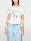 Centre Print T-shirt - Off White image