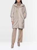 Faux Fur Coat - Oat Milk