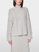 Wool and Cashmere Sweater - Nimbus Cloud image