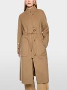 Coat with Drawstring Waist - Tannin image