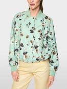 Floral Bomber Jacket - Silt Green image