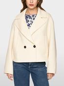 Short Wool Jacket - Bright Ecru image