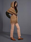 Shawl with Hood - Tannin