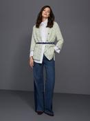 Long Knit Cardigan - Apple Green