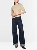 Lurex Ribbed Top - Tannin