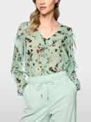 Blouse with Ruffles - Silt Green image