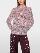 Animal Print Blouse - Chalk Pink image