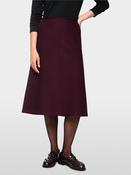 Midi Wool Skirt - Winetasting image