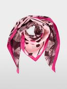 Animal Print Silk Scarf - Winetasting image