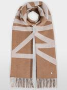 Wool Logo Scarf - Tannin image