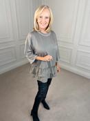 Top with Frill Tiered Bottom - Mushroom