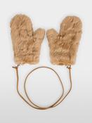 Faux Fur Mittens - Tannin image