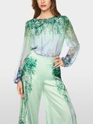 Floral Blouse - Purple Heather