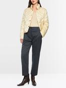 WELS Wide Fit pleated trousers - Navy image
