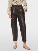 RANCHI Leather Look Drawstring Pant - After Dark image