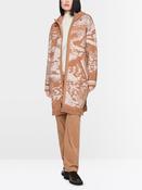 Knit Coat with Hood - Tawny Birch image