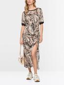 Printed Maxi Dress - Smoke image