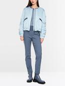 High Shine Bomber Jacket - Niagara Mist image