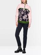 Flower Print Sweater - Chalk Pink