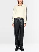 Light Wool and Cashmere Sweater - Black &amp; White