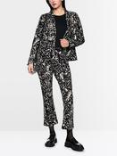 Cat Print Pant - Black