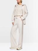 Leisure Pant with Satin Trim - Smoke image