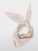 Pattern Neck Scarf - Smoke image