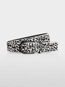 Animal Print Belt - Black &amp; White image